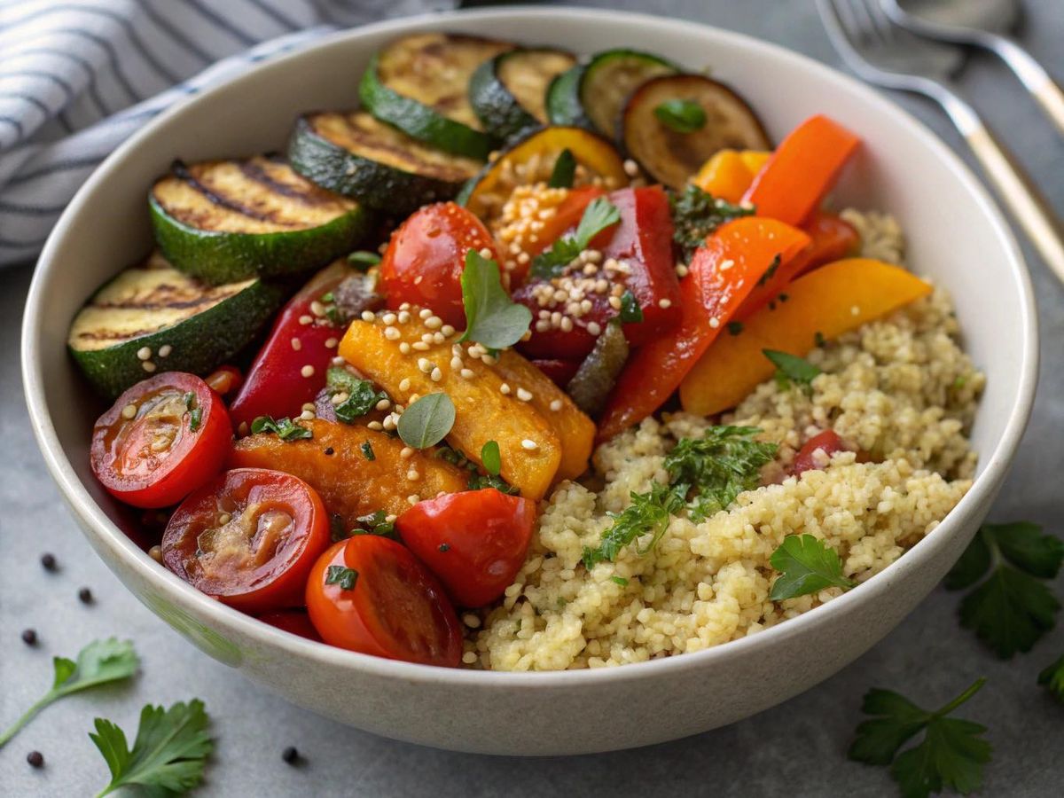 Quinoa vegetable bowl