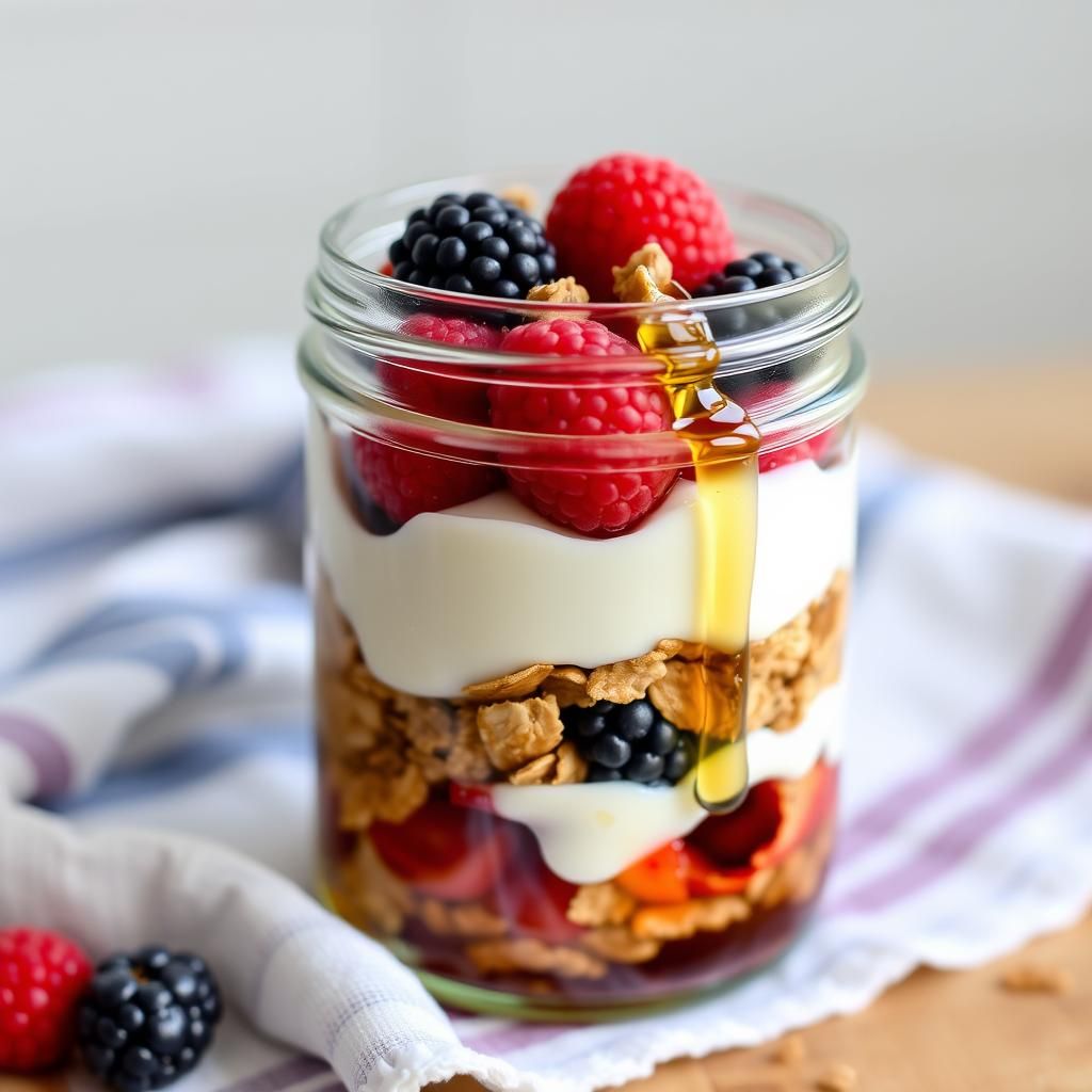 Greek yogurt parfait